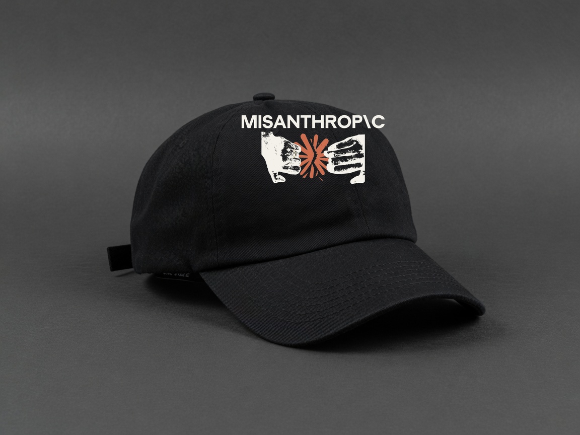 Misanthropic cap (black)