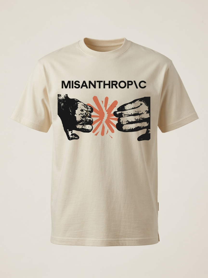 Misanthropic tee (ivory)